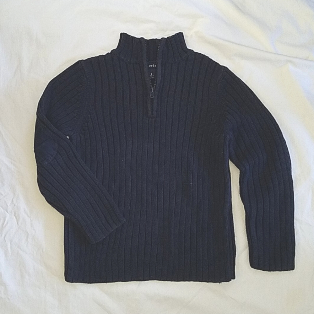 Lands' End Boys 1/4 Zip Sweater